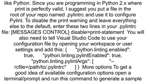 VS Code shows an error message at print statement in python 27