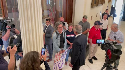 Robert F. Kennedy Jr. at the Statehouse in Concord