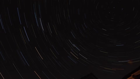 Star trail compilation Nikon P900