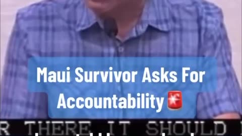 Maui survivor Accountability