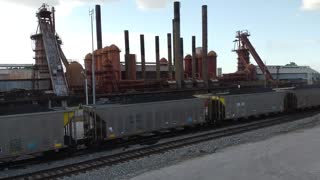 Train @ Sloss Furnace National Historic Location