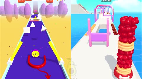 Pancake Run Picker 3D Pro Walkthrough Videos Gameplay iOSAndroid All Levels Game Mobile