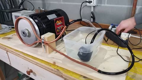 Magnetic induction heating with infrared camera