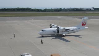 Small plane at the Hakodate Airport