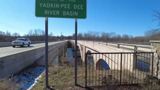 Bridges Over The Yadkin River At Spence NC