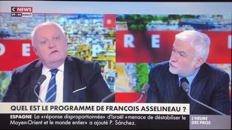 L'intervention de François Asselineau sur CNews - 10 Avril 2024