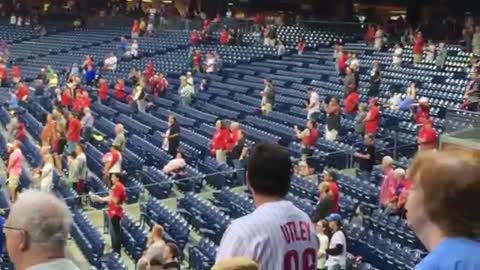 Jay Gentile "America" Phillies Patriot's Game 2018