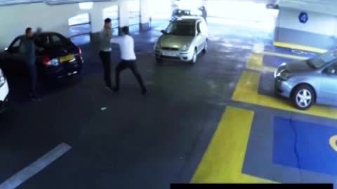 Parking Garage Fight Ends In a Knockout