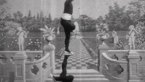 Japanese Acrobats (1904 Original Black & White Film)