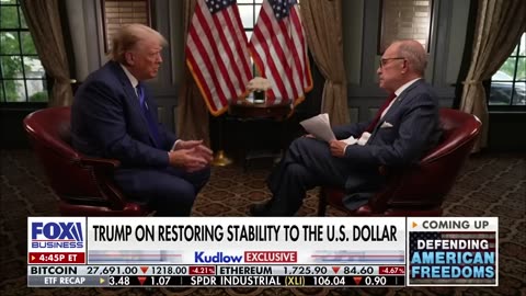 President Trump: "Tariffs give tremendous power over countries."