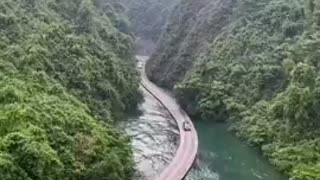 Floating on a river. In China. What could possibly go wrong?