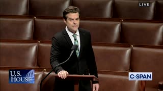 Matt Gaetz Humiliates Democrats With Hilarious Takedown