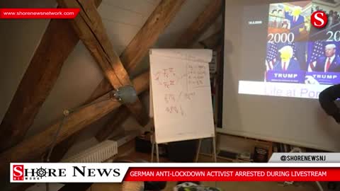 German Anti-Lockdown Activist Dr. Andreas Noack Arrested During Livestream