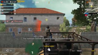 Driving Truck In To Moving Enemies Next To Motor Cycle In Pubg Mobile Game