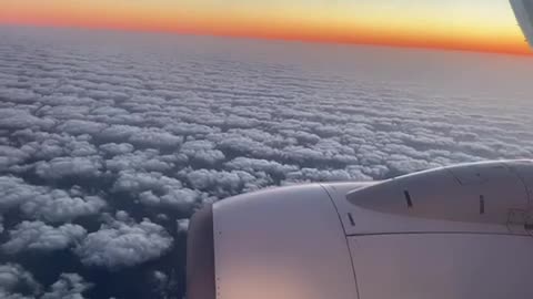 Another sun set from aircraft