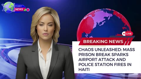 Chaos Unleashed Mass Prison Break Sparks Airport Attack and Police Station Fires in Haiti