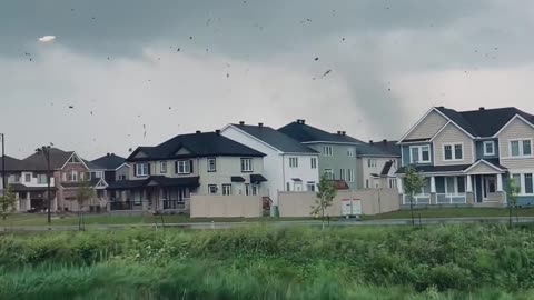 Tornado Touches Down in Barrhaven, Canada