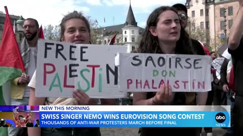 Eurovision crowns winner amidst controversy, protest ABC News