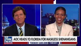 Candace Owens joins Tucker Carlson to mock AOC for ranting about how Republicans are sexually frustrated and want to date he