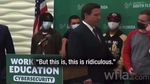 FL Governor Ron DeSantis says enough is enough, mask don’t work