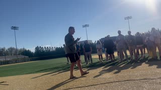 Wake Forest on field Resurrection Service - Part 1