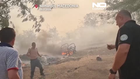 Your efforts in North Macedonia benefit from forest fires