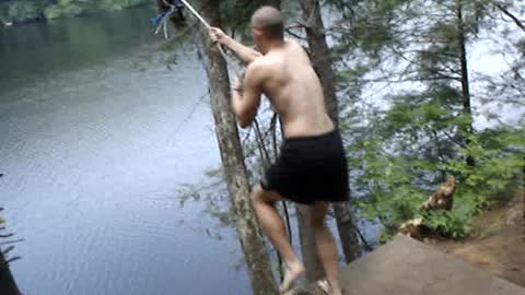 Camp Buckner Rope Swing, West Point, New York