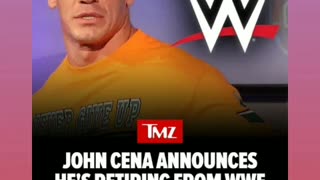 John Cena announced his retirement from wwe 7/11/24