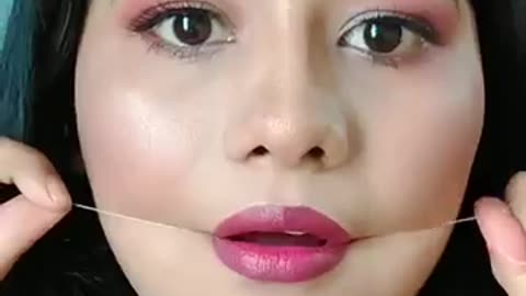 Best_Thread_lipstick_hack__yo_Beauty_#shorts_#yobeauty_#makeup