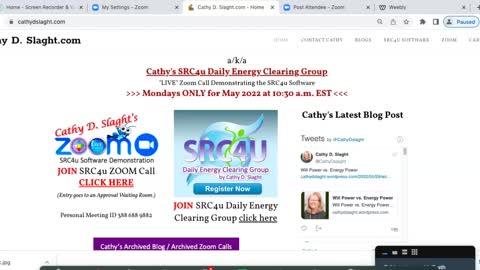 SRC4U Software Zoom Call 5 30 2022 by Cathy D. Slaght