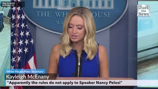 Kayleigh McEnany on Speaker Nancy Pelosi and the salon situation