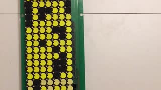 Playing Tetris on Flip-Dot Display