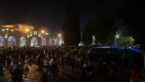 IDF forces and Palestinians clashes on Temple Mount on the final Friday of Ramadan.