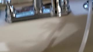 Gas powered faucet