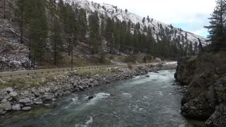 Payette River Staircase rapids - Idaho Drone Footage