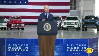 Biden Speaks About Jobs Plan At Ford Factory
