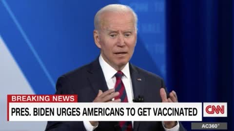 Biden July 2021: You won't get covid, if you've been vaccinated