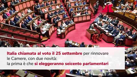 Elezioni politiche italiane del 25 settembre 2022,le novità per gli italiani al voto,si eleggeranno meno parlamentari,anche i 18enni voteranno per il senato,tanto sono tutti corrotti al soldo dei loro padroni,Mario Draghi si è dimesso lui senza sfiducia