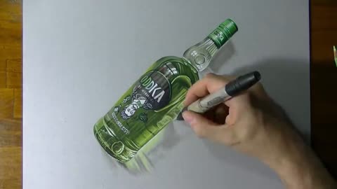 Draw The Shaded Part Of The Bottle