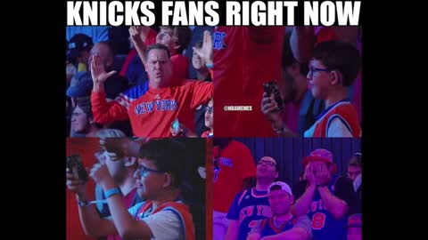 Cavalier fans are excited, Knicks fans... not so much