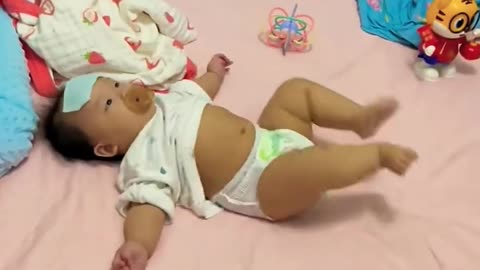 Cute baby funny video