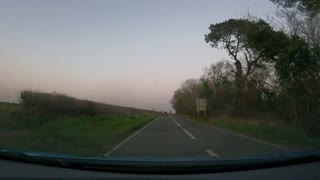 Driving on Dartmoor. Speedlapse