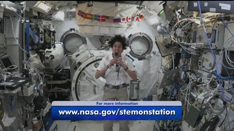 NASA - Space Station Crew Answers Baldwin, New York, Student Questions