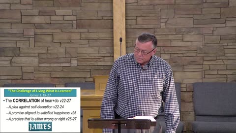 The Challenge of Living What is Learned, Pastor David Hansen, 4-10-2024