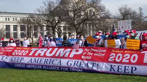 Chinese American Alliance for Trump Rally -4 12/12/2020