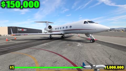 $1 vs $1,000,000 Plane Ticket!