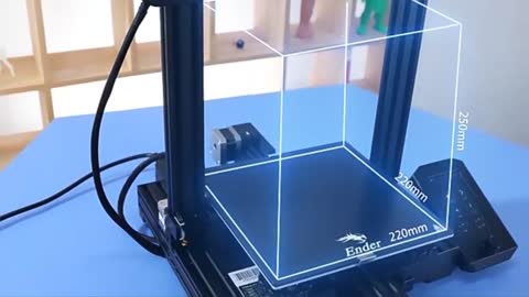 ☑️ Creality Ender-3 V2 3D Printer Silent Motherboard TMC2208 UI&4.3Inch Color LCD Carborundum Glass
