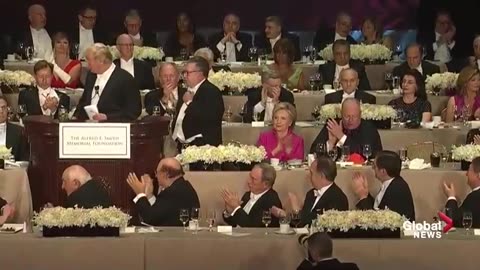 Donald Trump's FULL roasts of Hillary Clinton at Al Smith charity dinner