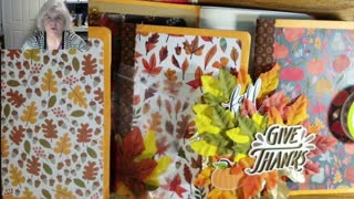 Craft with me, making embellishment for front of fall junk journal