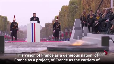 Macron rebukes Trump's nationalism